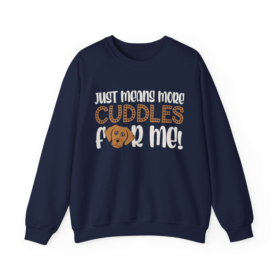 The sweatshirt for dog lovers in dark heather.