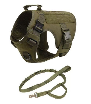 Tactical Dog Harness and Leash Set - Toddcraft