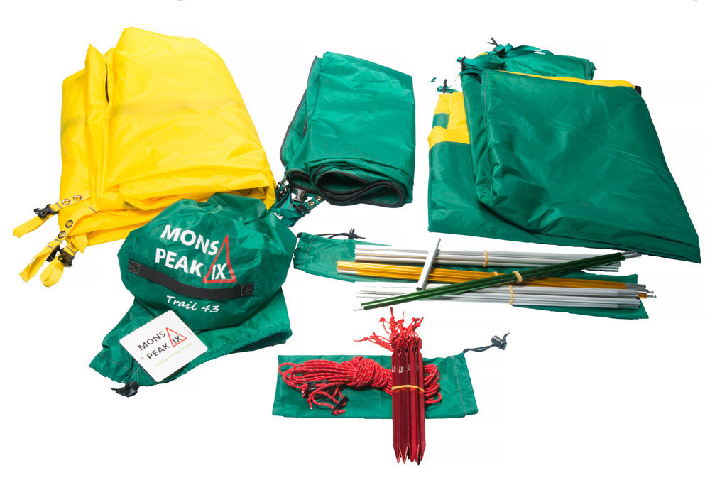 Trail 43 3 Person and 4 Person 2-in-1 Backpacking Tent - Toddcraft