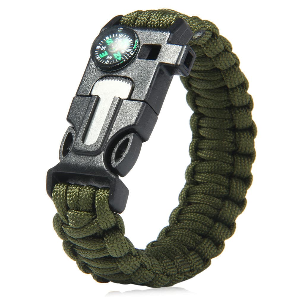 5 In 1 Tactical Movement Paracord Survival Bracelet-0