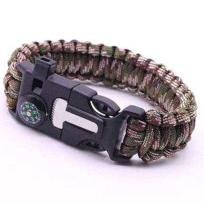 5 In 1 Tactical Movement Paracord Survival Bracelet-6