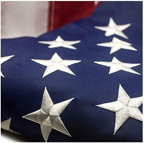 American Flag Outdoor Heavy Duty Embroidered Stars USA Flag - Toddcraft