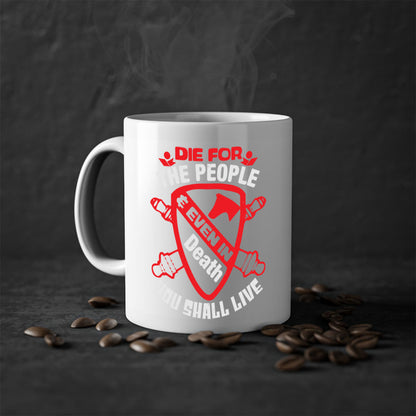 4th of July Patriotic Mug - Die for the People Quote
