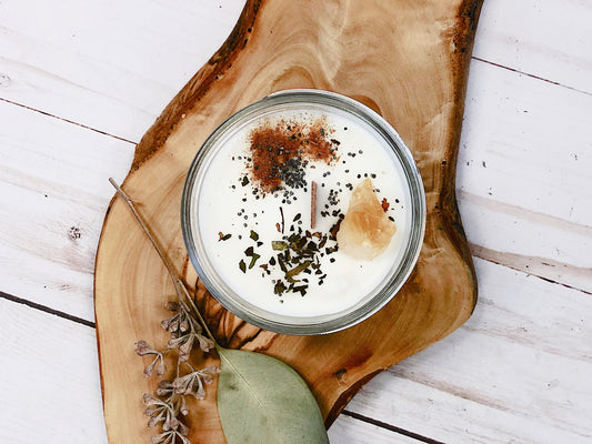 Abundance Candle / Ritual Candle / Intention Candle / Hand Poured - Toddcraft