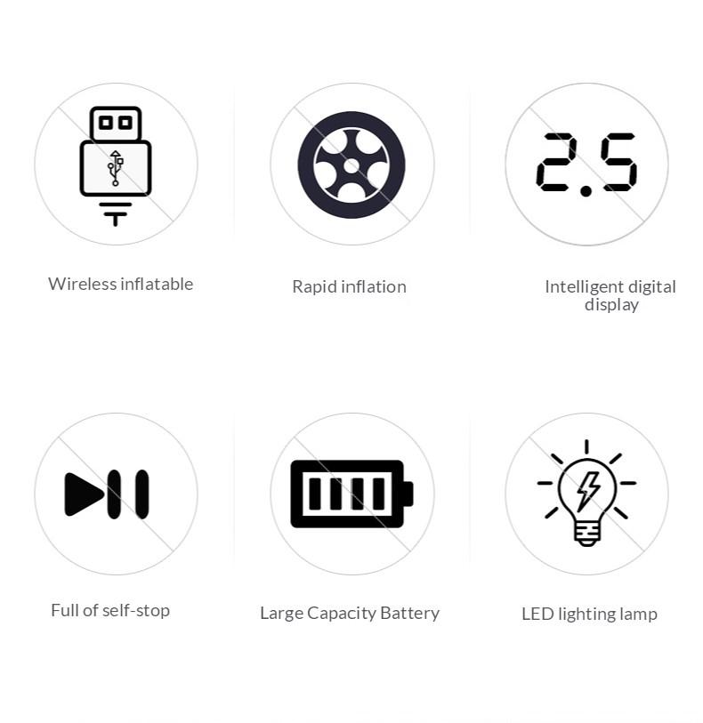 Portable Tire Inflator Air Pump - Toddcraft