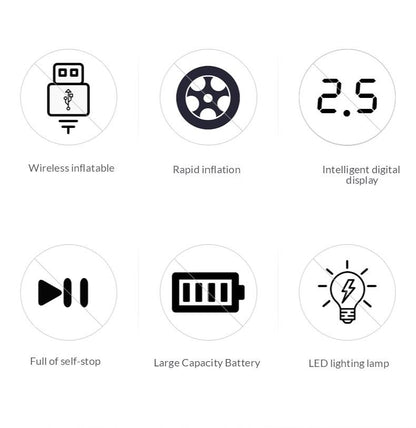 Portable Tire Inflator Air Pump - Toddcraft