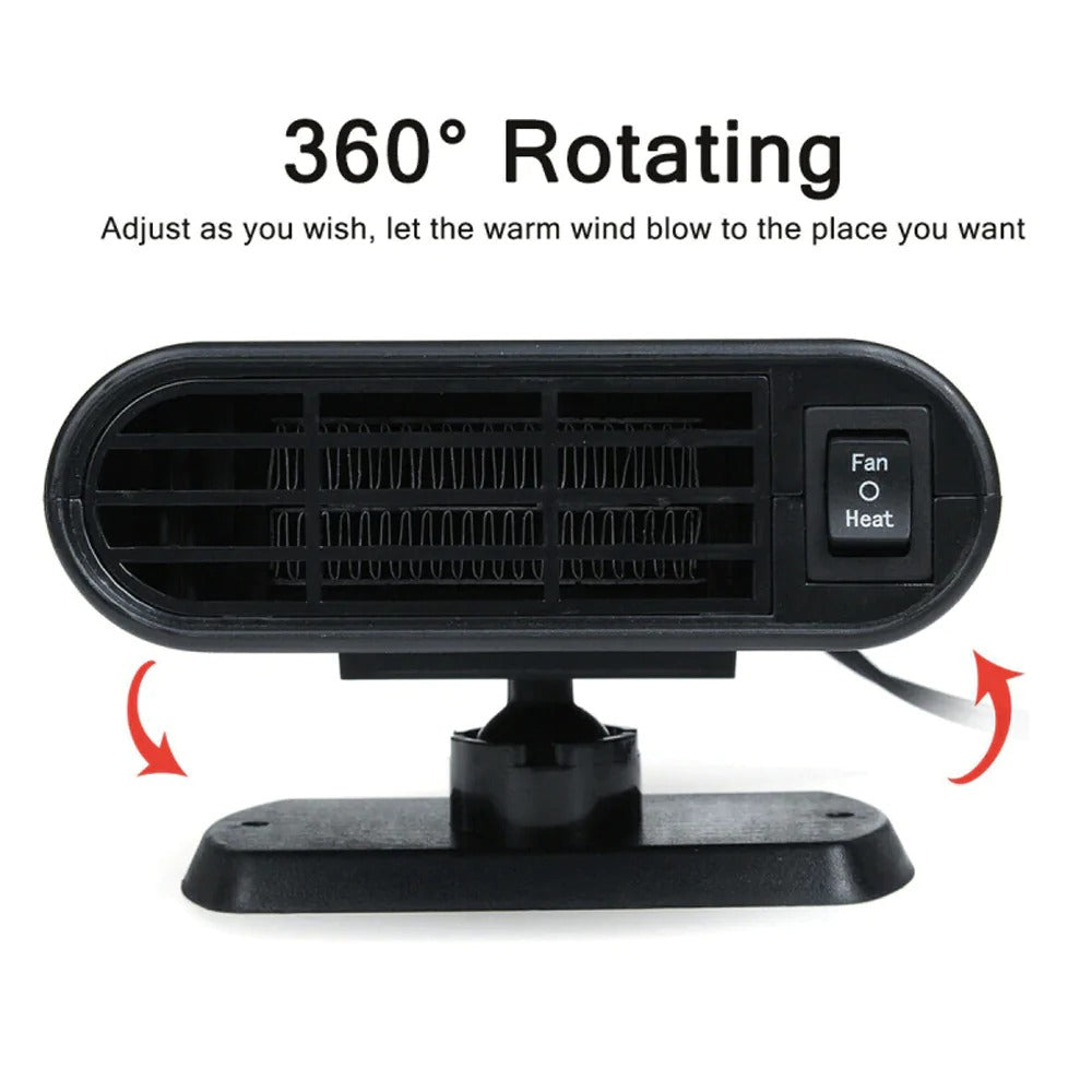 Powerful Car Heater and Fan Defroster 500W - Toddcraft