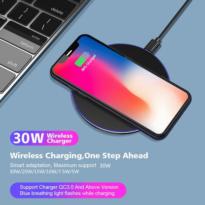 Dragon W9 30W Wireless Charging Pad - Toddcraft