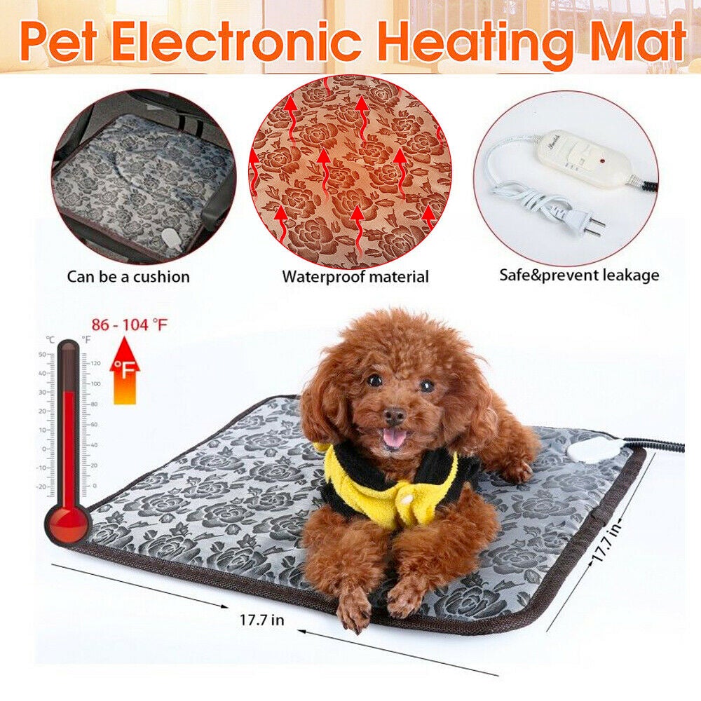 Thermal Heating Waterproof Bed Pad for Pets with Adjustable - Toddcraft