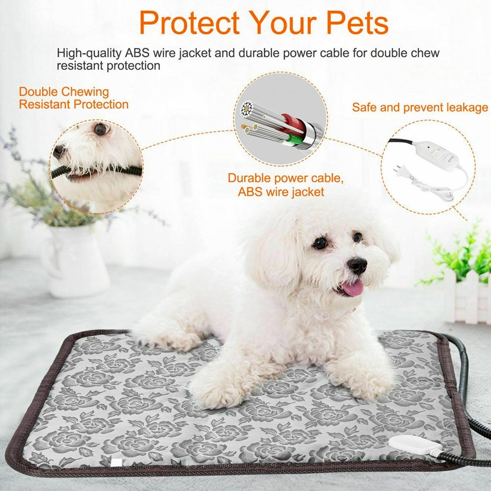 Thermal Heating Waterproof Bed Pad for Pets with Adjustable - Toddcraft