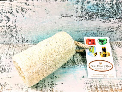 Organic Natural 4" Loofah, loofa, luffa, vegan - Toddcraft