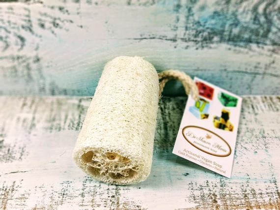 Organic Natural 4" Loofah, loofa, luffa, vegan - Toddcraft