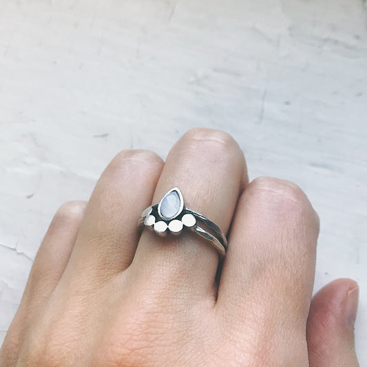 Moondrop Moonstone Ring - Toddcraft