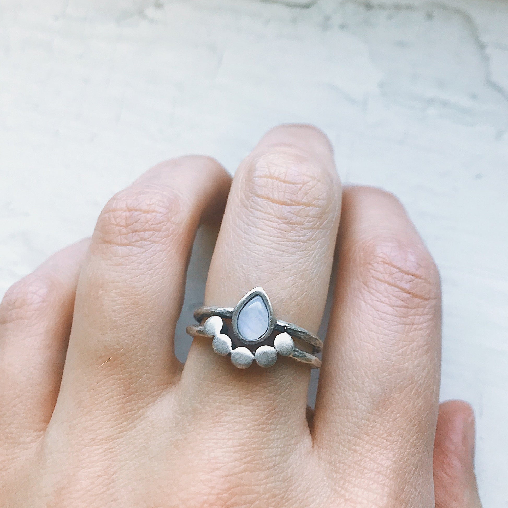 Moondrop Moonstone Ring - Toddcraft